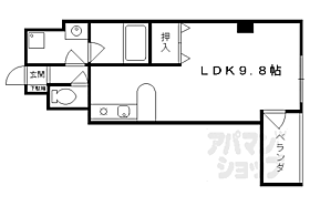 京都府京都市中京区聚楽廻東町（賃貸マンション1R・5階・26.46㎡） その2