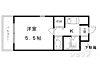 五条若宮ハイツ4階4.5万円