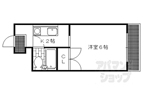 京都府京都市左京区岩倉忠在地町（賃貸マンション1K・1階・18.50㎡） その2