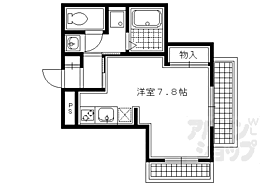 シェーンブルン 306 ｜ 京都府京都市左京区新柳馬場通り孫橋上ル菊鉾町（賃貸マンション1K・3階・23.50㎡） その2