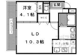 京都府京都市中京区西ノ京東月光町（賃貸マンション1LDK・3階・39.93㎡） その2