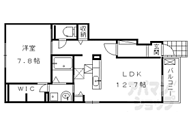 京都府京都市北区上賀茂北ノ原町（賃貸アパート1LDK・1階・45.33㎡） その2