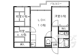 京都府京都市上京区大宮通一条上ル西入ル栄町（賃貸マンション3LDK・2階・60.39㎡） その2