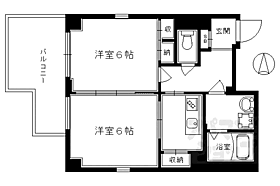 エスポワール柳馬場 302 ｜ 京都府京都市中京区柳馬場通二条下ル等持寺町（賃貸マンション2K・3階・38.50㎡） その2