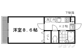 京都府京都市左京区浄土寺下馬場町（賃貸マンション1K・1階・25.02㎡） その2