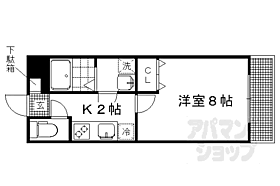 京都府京都市左京区一乗寺大原田町（賃貸マンション1K・3階・25.68㎡） その2