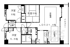 パデシオン京都駅前 508 ｜ 京都府京都市下京区塩小路町（賃貸マンション3LDK・5階・83.44㎡） その2