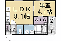F asecia  Canare 1LDKの間取図画像