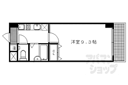 ドミトリィ御池 1Kの間取図画像