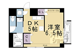 ＧＲＡＮＤ　ＬＡＴＴＩＣＥ　Ｓａｙａｍａｃｈｉ 6階1DKの間取り