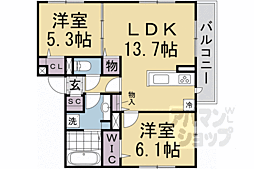 京都市営烏丸線 北大路駅 徒歩27分 3階/-