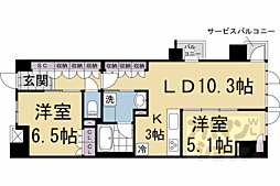 レーベン京都河原町 6階