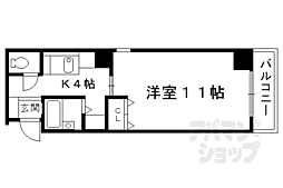ホライズン衣棚 1Kの間取図画像