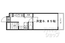 EastField 1Kの間取図画像