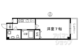 ラクティー四条寺町 1Kの間取図画像