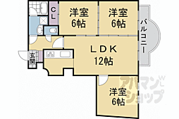 エグゼ東山 3LDKの間取図画像