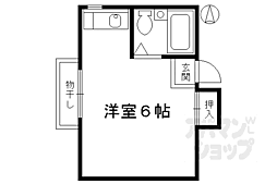 メゾンドアリス ワンルームの間取図画像