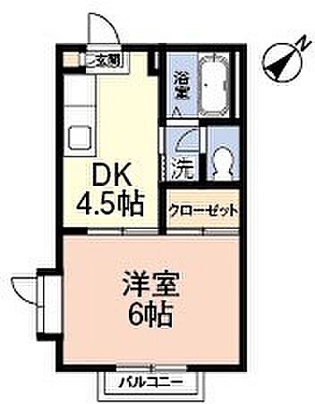 千葉県市原市五井西５丁目(賃貸アパート1DK・2階・24.24㎡)の写真 その2