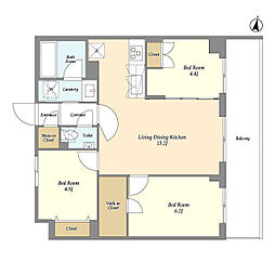 メゾンドオンディーヌ 2階/206