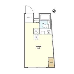 estLargoSHIBUYA ワンルームの間取図画像