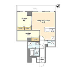 物件の間取り