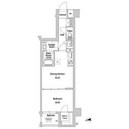 BLESS西巣鴨 1LDKの間取図画像