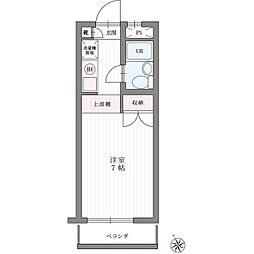 ARKHOUSEASAGAYA ワンルームの間取図画像