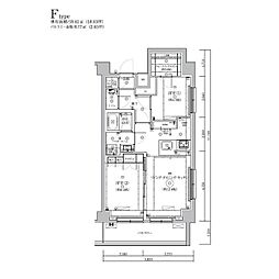 crealpremier明大前 1SLDKの間取図画像