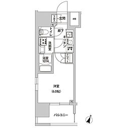 ラクラス幡ヶ谷 1Kの間取図画像