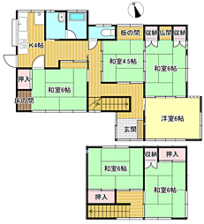 ひたちなか市稲田戸建 2階6Kの間取り