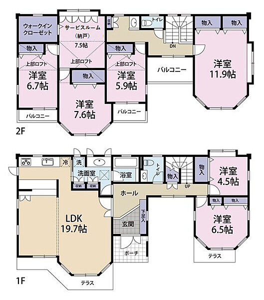 間取りを拡大表示