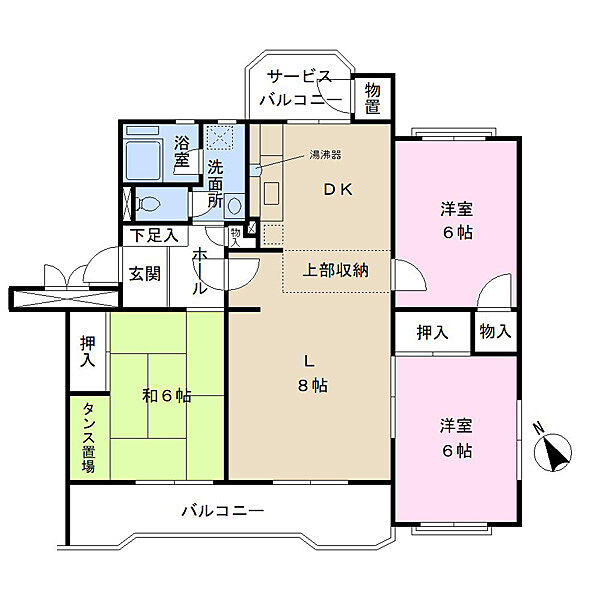 間取りを拡大表示