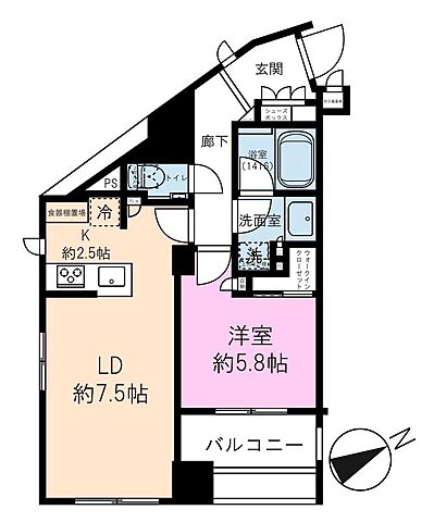 間取り サンメゾン目白高田 9階/-
