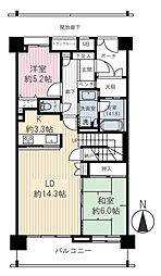 ライフヴィラ元住吉弐番館 4LDKの間取図画像