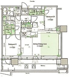 間取図画像 3LDK