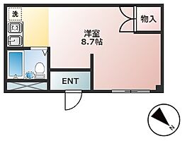 Glee（グリー） 302 ｜ 埼玉県所沢市喜多町（賃貸マンション1R・3階・20.96㎡） その2