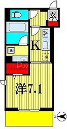 間取図画像 1K