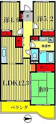 間取図画像 3LDK