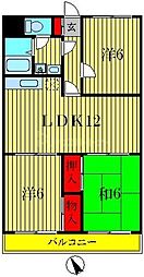 リアライズ新松戸 3LDKの間取図画像