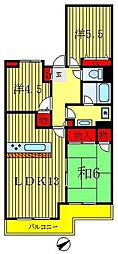 エスポワール北小金 3LDKの間取図画像