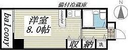 ジュネパレス新松戸第16 ワンルームの間取図画像