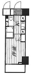 N-stageMisato 1Kの間取図画像