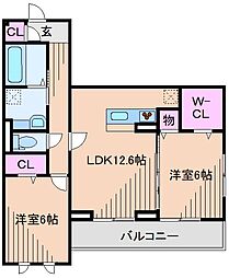 アベニール大倉山 2階