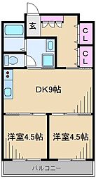 日吉第7コーポH棟 2階