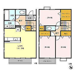 プロイド中央H棟 2階