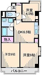 間取図画像 3DK