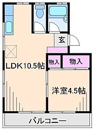 綱島クローバーハイツ 2階/201