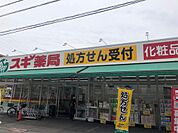 スギ薬局 上小田中店（527m）