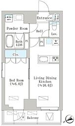 グレースティリア 1LDKの間取図画像