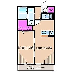 サウスコート 2階/202